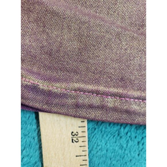 Levis Jeans Sz 11 Womens Purple Pants Stretch Mid Rise Denim Juniors Jegging - Picture 9 of 15